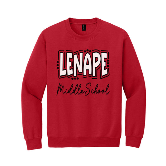 LENAPE MIDDLE SCHOOL - Doodle Crewneck Sweatshirt