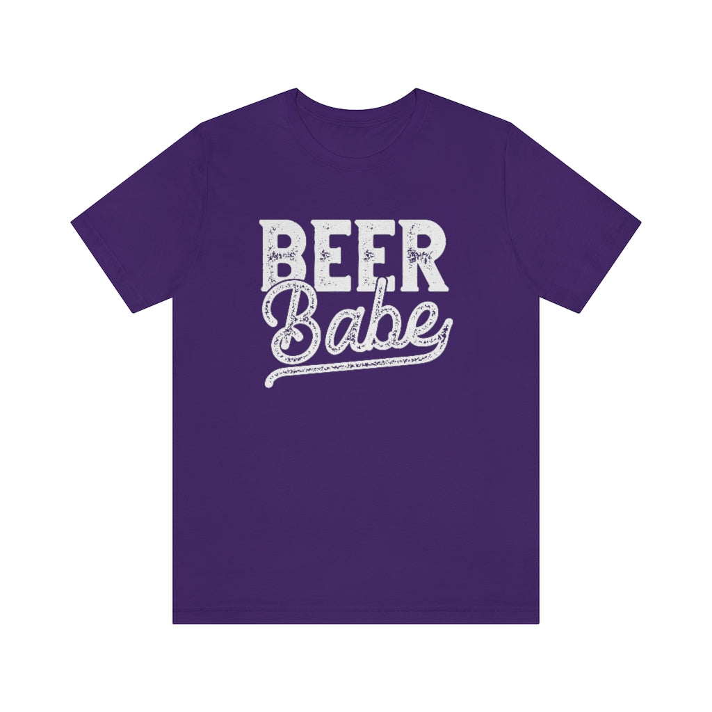 Beer Babe Graphic T-Shirt | Funny Drinking Shirt