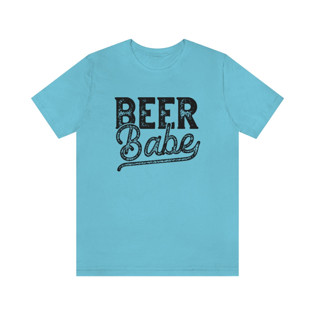 Beer Babe Graphic T-Shirt | Funny Drinking Shirt
