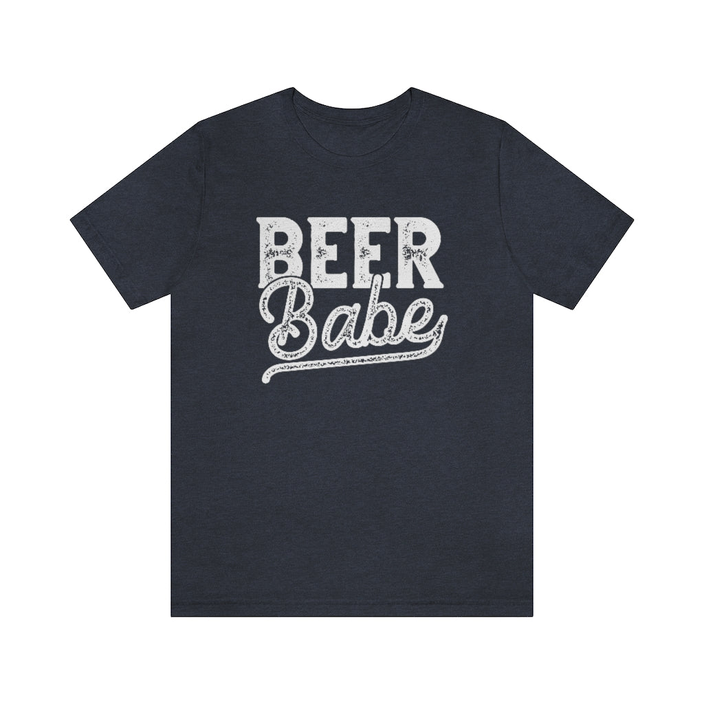 Beer Babe Graphic T-Shirt | Funny Drinking Shirt