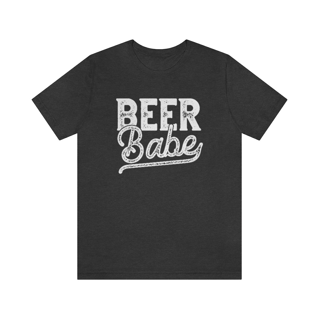 Beer Babe Graphic T-Shirt | Funny Drinking Shirt