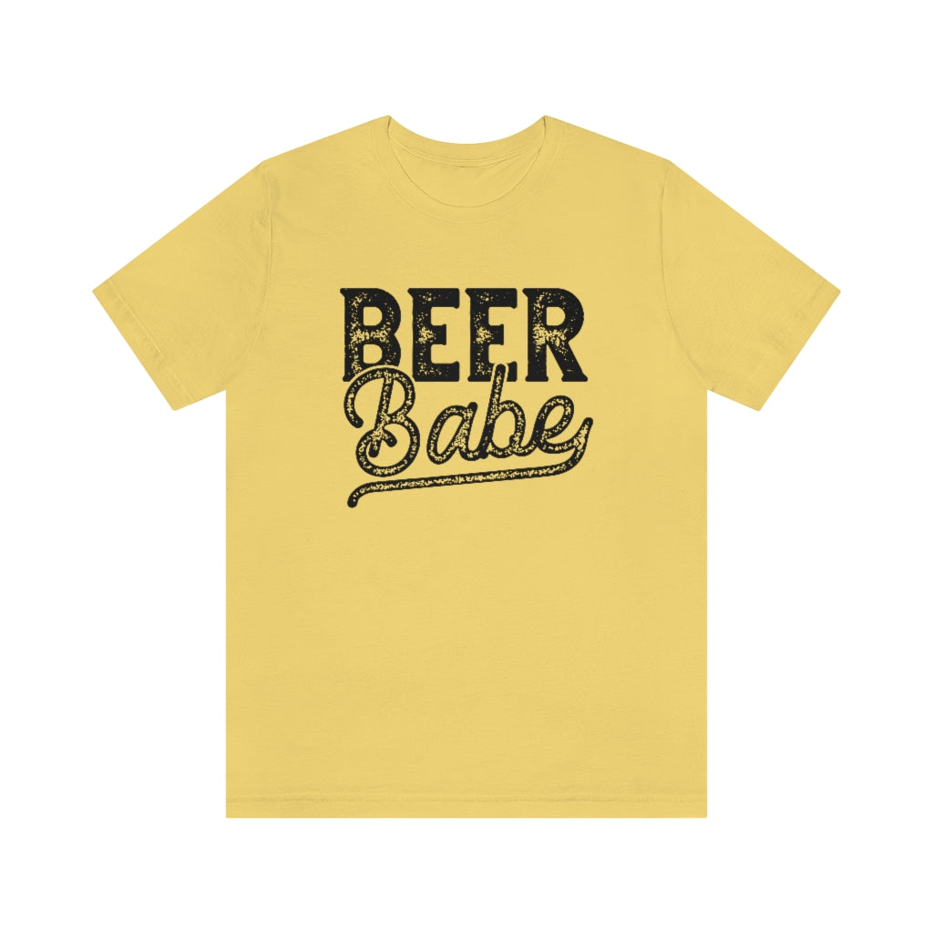 Beer Babe Graphic T-Shirt | Funny Drinking Shirt