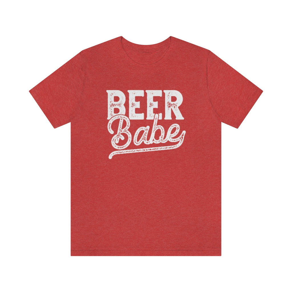 Beer Babe Graphic T-Shirt | Funny Drinking Shirt