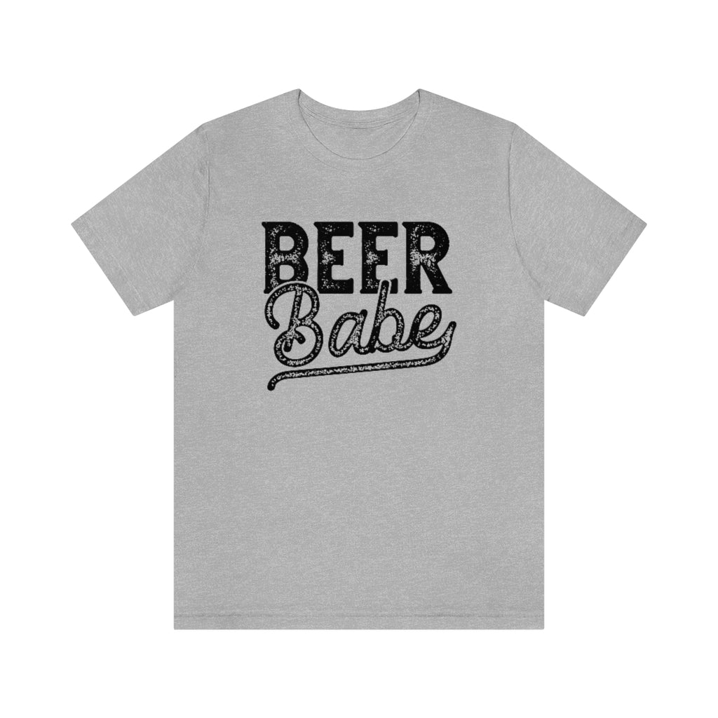 Beer Babe Graphic T-Shirt | Funny Drinking Shirt