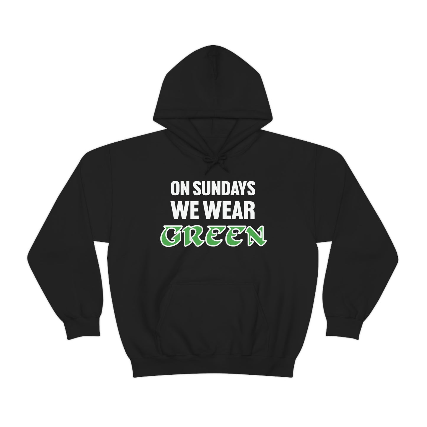 On Sundays We Wear Green Hoodie | Philadelphia Football Hoodie | Premium Unisex Hooded Sweatshirt